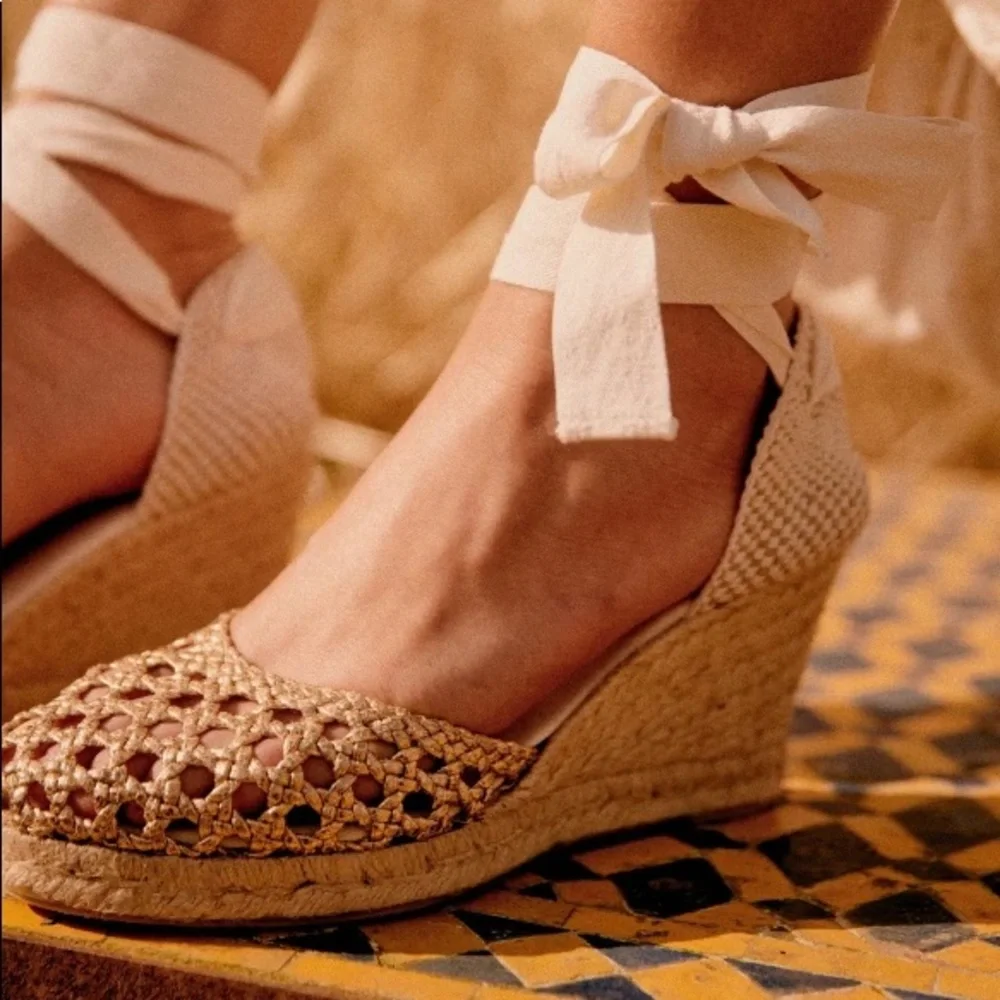 Sezane espadrille wedges